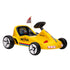 6V Electric Go Kart for Kids with Music, Light, Horn, for 3-5 Years, Yellow