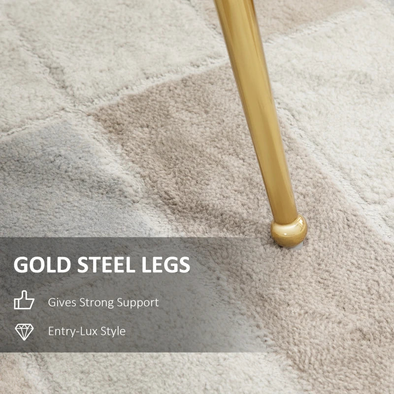 Velvet-Feel Shell Accent Chair - Green