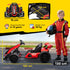 24V Electric Go Kart for Kids with Adjustable Seat for 6-12 Years, Red