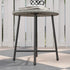 3 Pieces Rattan Bistro Set, Wicker Small Garden Table and Chairs Set with Cushions and Glass Top Coffee Table, Bistro Garden Furniture Set for Outdoor, Patio, Balcony, Light Grey