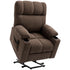 Electric Riser and Recliner Chair for Elderly, Power Lift Recliner Chair with Remote Control, Dark Brown