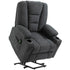 Oversized Riser and Recliner Chairs for the Elderly, Fabric Upholstered Lift Chair for Living Room with Remote Control, Side Pockets, Cup Holder,