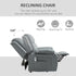 Riser and Recliner Chair with Massage, Heat, Power Lift Recliner Chair for Elderly with Remote Control, Extended Footrest, Dual Side Pockets, Overstuffed Electric Reclining Armchair, Grey