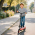 Foldable Electric Scooter, with LED Headlights, for Ages 7-14 Years, Red
