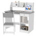 Two-Piece Kids Desk and Chair Set with Storage, for Ages 5-8 Years - Grey