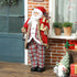 4'6" Animated Santa Claus Figure, with Sound - Red