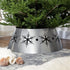 Christmas Tree Collar, 66cm Christmas Tree Base Cover with Hollow Snowflake Patterns, Xmas Decoration for Party, Holiday, Home, Silver