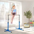 Height Adjustable Gymnastics Horizontal Bar for Kids, Children Junior Kip High Bar Fitness, Blue
