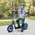 Kids Scooter with Adjustable Handlebar, Children's Kick Scooter with Non-slip Footplate, Rear Brake, Kickstand, Blue