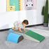 5 Piece Kids Soft Play Set, Climb and Crawl Activity Toys Set for Baby Toddler, Soft Foam Blocks Indoor Play Equipment Learning Toys Blue