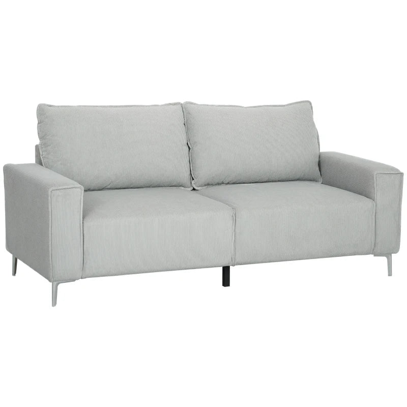 Three-Seater Corduroy - Light Grey