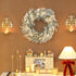 60cm/ 24inch Flocked Prelit Christmas Wreath