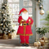 Singing and Dancing Santa Claus with Bell and Sack