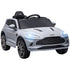 Aston Martin DBX Licensed Battery Powered Kids Electric Car, 12V Kids Ride on Car w/ Lights, Music Horn, Grey
