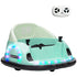360° Rotation Kids Bumper Car, 12V Waltz Car with Remote Control, Dual Joystick, Music, Lights, Green