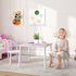 Princess-Designed Kids Table and Chairs Set for Activity, Art, Drawing, Toddler Table and Chairs Set for Playroom