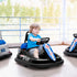 6V Electric Kids Bumper Car, 6V Spin Waltz Car, with Music, Horn, Lights - Black