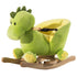 Kids Rocking Horse, Plush Ride-On Dinosaur Seat, with Seat Safety Belt, 32 Songs, Ride-On Horse
