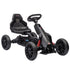 Kids Pedal Go Kart, with Adjustable Seat, EVA Wheels, Seat, Handbrake - Black