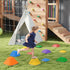 Balance Stepping Stones for Kids, 11-Piece Non-Slip Stackable River Stones, Obstacle Courses for Balance and Motor Skill