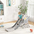 Space-Themed Baby Slide Freestanding Slide for Kids, for Ages 1.5-3 Years - Grey