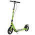 Kick Scooter, Folding 2 Wheel Scooter for 14+ Teens Adults, with Dual Brake System, Dual Suspension, 230mm Big Wheels, 3 Adjustable Handlebar, up to 100KG, Green