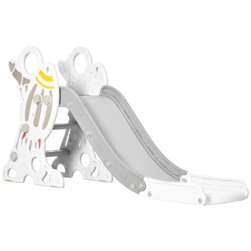 Space-Themed Baby Slide Freestanding Slide for Kids, for Ages 1.5-3 Years - Grey