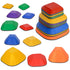 Balance Stepping Stones for Kids, 11-Piece Non-Slip Stackable River Stones, Obstacle Courses for Balance and Motor Skill