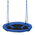 Kid Nest Swing Seat Saucer Tree Swing 40 Inch/100cm for Outdoor Indoor Blue