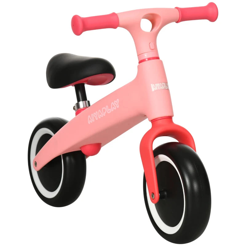 Baby Balance Bike, with Adjustable Seat, for 1.5-3 Years - Pink