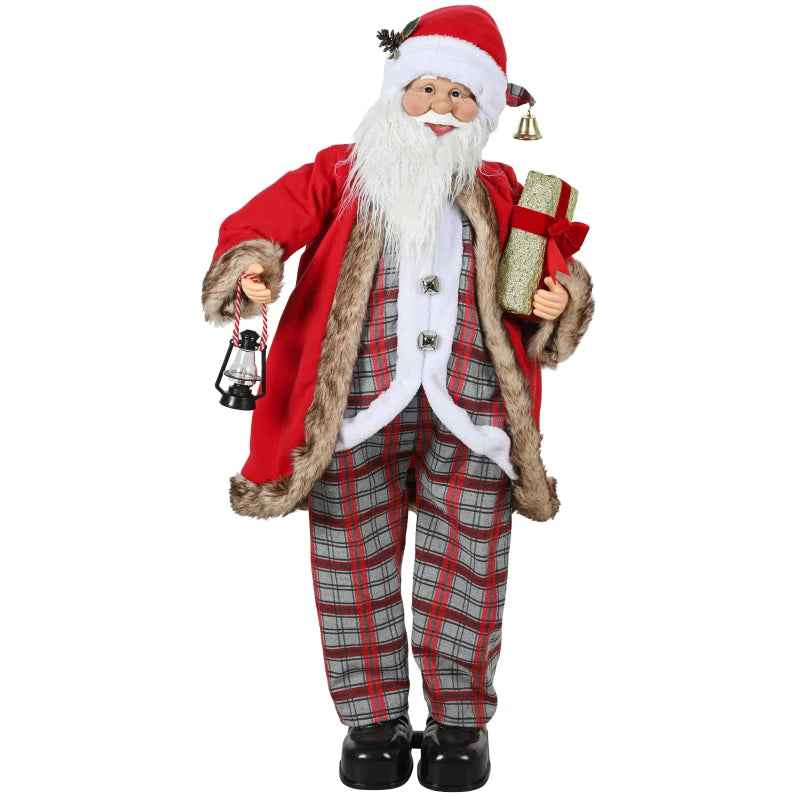 4'6" Animated Santa Claus Figure, with Sound - Red