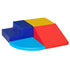 Soft Play 4-piece Climb and Crawl Foam Toddler Stairs and Ramp Colorful Children's Educational Software Activity Toys for Baby Preschooler