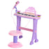 32 Keys Kids Mini Electronic Keyboard Musical Instrument Educational Game Toy Children Grand Piano Stool Microphone