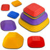 Balance Stepping Stones for Kids, 6-Piece Non-Slip Stackable River Stones, Obstacle Courses for Balance and Motor Skill
