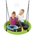 100cm Diameter Nest Seat for Kids with Height Adjustable Hanging Ropes for Outdoor, Playground, Garden, Green