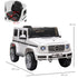 Mercedes Benz G500 Licensed 12V Kids Electric Ride On Car Toy with Parental Remote Control Battery-powered 2 Motors Music Lights MP3 for 3-8 Years Old White