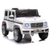 Mercedes Benz G500 Licensed 12V Kids Electric Ride On Car Toy with Parental Remote Control Battery-powered 2 Motors Music Lights MP3 for 3-8 Years Old White