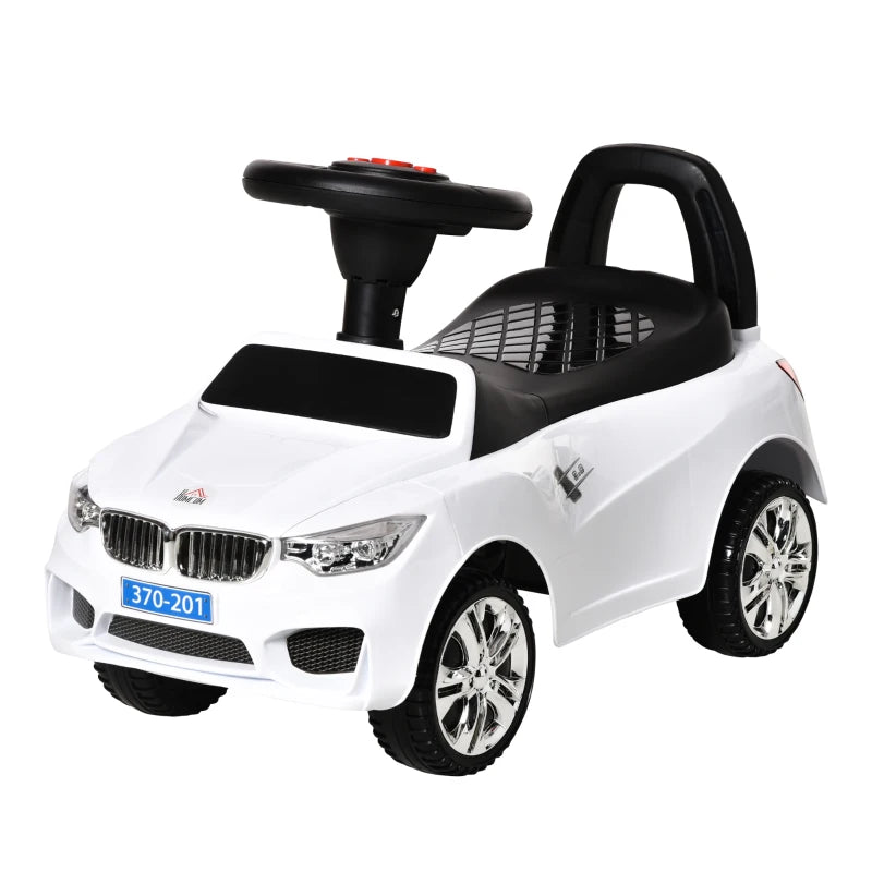 Ride on Car Baby Toddler Walker Foot to Floor Sliding Car Slider White