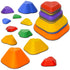 11-Piece Heart-Shaped Kids Balance Stepping Stones and Motor Skills, Multicoloured