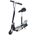 Foldable Powered Scooter with Adjustable Seat, Brake, Black