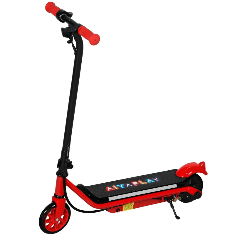 Electric Scooter for Kids Aged 6-14 Years, with Colourful Lights, Red