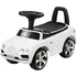 Bentley Bentayga Licensed Foot to Floor Ride on Car, Sliding Car Push Along Car w/ Under Seat Storage - White