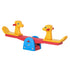 Kids Seesaw Safe Teeter Totter 2 Seats with Easy-Grip Handles, Safe, Indoor Outdoor Living Room Playroom Backyard Equipment, for 1-4 years old Multicolor