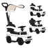 3 in 1 Kids Children Ride on Push Car Toddler Sliding Car G350 Licensed Walker Foot to Floor Slider Push-Along with Horn Steering Wheel NO POWER Manual, White