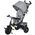 6 in 1 Kids Trike with Parent Handle, Canopy, 5-point Safety Belt, Storage, Footrest, Brake, for 1-5 Years, Grey