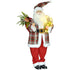 4'3" Animated Santa Claus Figure, with Sound and Lights - Red/Green