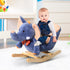 Children Rocking Seat with Sound, Elephant-Blue/Beige