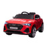 Audi E-tron Licensed 12V Kids Electric Ride on, Electric Car for Kids, with Parental Remote, Music Lights MP3, Suspension Wheels, for 3-5 Years, Red