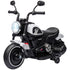 6v Electric Motorbike with Training Wheels, One-Button Start - White
