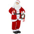 Singing and Dancing Santa Claus with Gift and Wreath